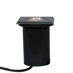 Spot encastré au sol en acier 10,5 cm IP65 - Basic Square