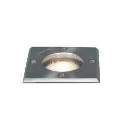 Spot encastré au sol en acier 10,5 cm IP65 - Basic Square
