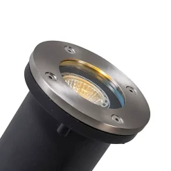 Spot encastré au sol intelligent en acier inoxydable avec WiFi GU10 IP65 - Basic Round