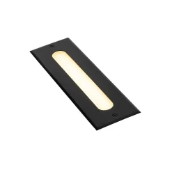 Spot encastré au sol moderne noir 30 cm avec LED IP65 - Eline