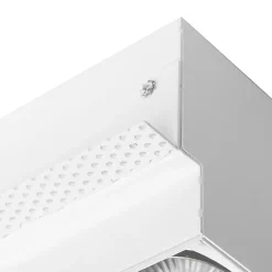 Spot encastré blanc GU10 AR111 sans bordure 2 lumières - Oneon