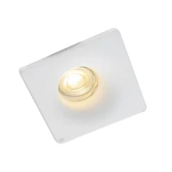 Spot encastré blanc rond 12 cm - Gypsy Stucco