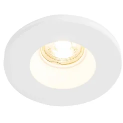 Spot encastré blanc rond 13 cm - Gypsy Stucco