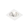 Spot encastré carré blanc orientable - Chuck 111