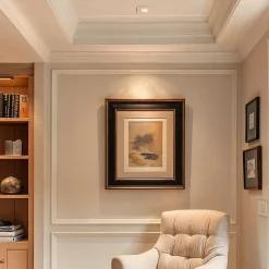 Spot encastré carré blanc orientable et inclinable - Chuck