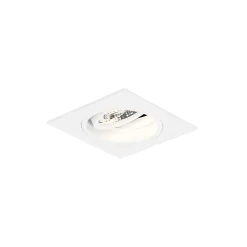 Spot encastré carré blanc orientable - Chuck 70
