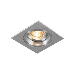 Spot encastré carré en aluminium rotatif et inclinable - Chuck