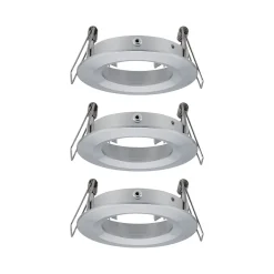 Spot encastré Choose Kit de base fixe IP44 rond 78mm max. 3x10W 230V gradable Alu tourné