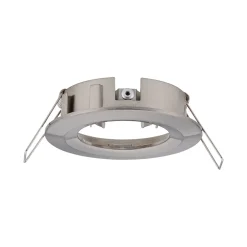 Spot encastré Choose Kit de base fixe IP44 rond 78mm max. 3x10W 230V gradable Acier brossé