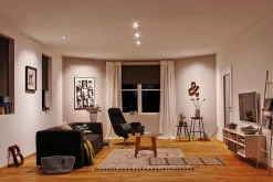 Spot encastré Choose Kit de base orientable rond 84mm 50 max. 3x10W 230V gradable Laiton brossé