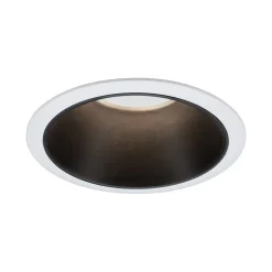 Spot encastré Cole rond 88mm GU10 max. 10W 230V gradable Blanc Noir mat
