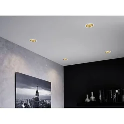 Spot encastré Cole rond 88mm GU10 max. 10W 230V gradable Blanc Doré mat