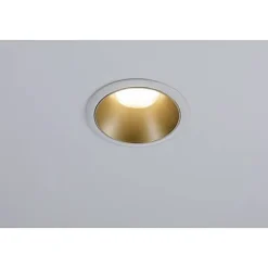 Spot encastré Cole rond 88mm GU10 max. 10W 230V gradable Blanc Doré mat
