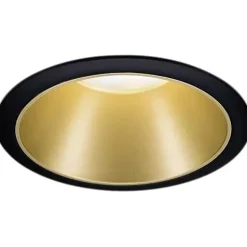 Spot encastré Cole rond 88mm GU10 max. 10W 230V gradable Noir Doré mat