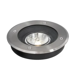 Spot encastré de sol extérieur moderne en acier AR70 orientable IP65 - Delux