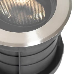 Spot encastré de sol extérieur en acier AR111 orientable IP65 - Delux Honey