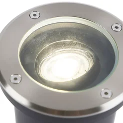 Spot encastré de sol extérieur intelligent en acier inoxydable avec WiFi GU10 IP65 - Delux