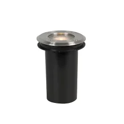 Spot encastré de sol extérieur en acier 11 cm IP67 - Basic Round