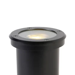 Spot encastré extérieur intelligent noir orientable avec Wi-Fi GU10 - Delux