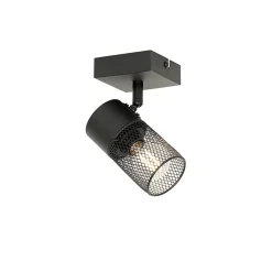 Spot encastré industriel noir orientable - Jim