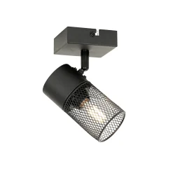 Spot encastré industriel noir orientable - Jim