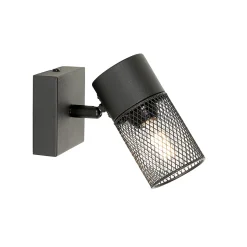 Spot encastré industriel noir orientable - Jim