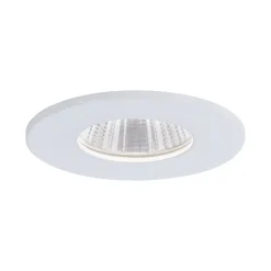 Spot encastré LED Calla fixe IP65 rond 80mm 7W 370lm 230V 4000K Blanc dépoli