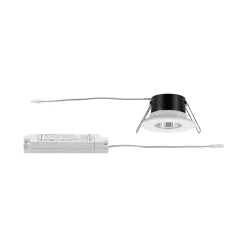 Spot encastré LED Calla fixe IP65 rond 80mm 7W 370lm 230V 4000K Blanc dépoli