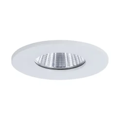 Spot encastré LED Calla fixe IP65 rond 80mm 7W 370lm 230V 4000K Blanc dépoli