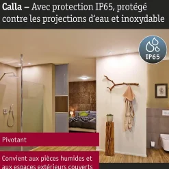 Spot encastré LED Calla Kit de 10 IP65 rond 90mm 30 10x5W 10x430lm 230V White Switch Chrome mat