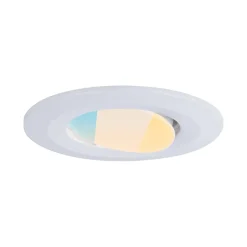 Spot encastré LED Calla orientable IP65 rond 90mm 30 5W 400lm 230V White Switch Blanc dépoli