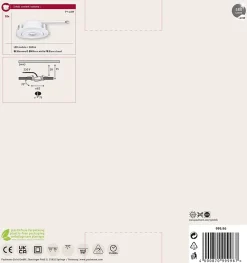 Spot encastré LED Kit de 10 orientable rond 82mm 70 10x4,8W 10x450lm 230V 3000K Blanc