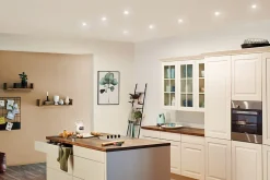 Spot encastré LED Nova Plus Coin Luminaire individuel fixe IP44 rond 78mm Coin 6W 470lm 230V gradable 2700K Blanc dépoli