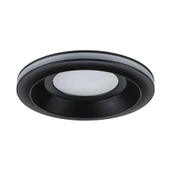 Spot encastré LED Sormus Luminaire individuel IP65 rond 100mm 4,8W / 1,5W 300lm 230V 3000K Noir
