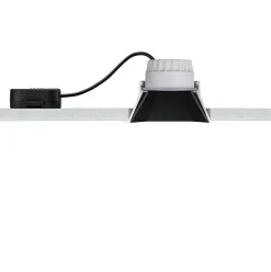 Spot encastré LED 3-Step-Dim Cole Coin Kit de 1 IP44 carré 88x88mm Coin 6W 470lm 230V gradable 2700K Noir Doré mat