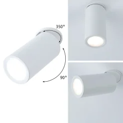 Spot encastré LED 3-Step-Dim Turnal rond 60mm 90 Coin 6W 470lm 230V gradable 2700K Blanc dépoli