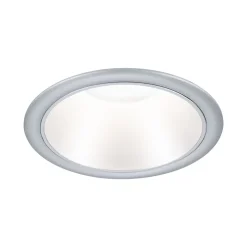 Spot encastré LED 3-Step-Dim Cole Coin Kit de 6 IP44 rond 88mm Coin 6x6W 6x470lm 230V gradable 2700K Argent mat