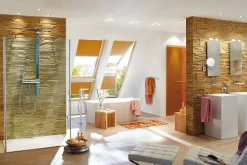 Spot encastré LED 3-Step-Dim Nova Coin fixe IP44 rond 78mm Coin 6W 470lm 230V gradable 2700K Acier brossé