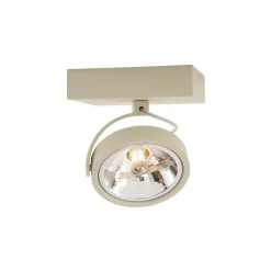 Spot encastré moderne beige orientable et inclinable G9 rond - Go