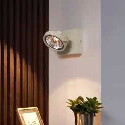 Spot encastré moderne beige orientable et inclinable G9 rond - Go