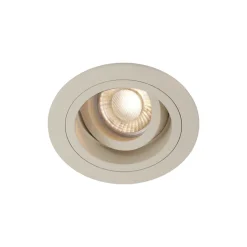 Spot encastré moderne beige GU10 50 mm orientable et inclinable - Chuck