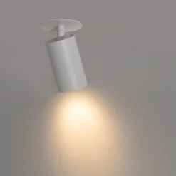 Spot encastré moderne blanc GU10 50 mm - Chels