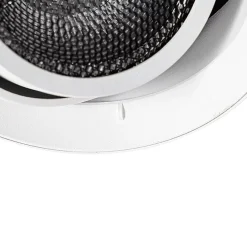 Spot encastré moderne blanc GU10 AR111 rond sans enjoliveur - Oneon Honey