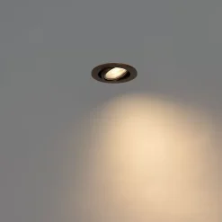 Spot encastré moderne bronze foncé inclinable - Cisco