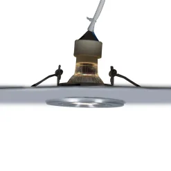 Spot encastré moderne en acier rond IP44 - Xena