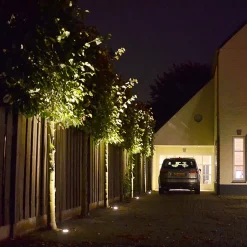 Spot encastré moderne en acier inoxydable - Basic Round