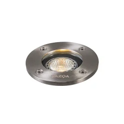Spot encastré moderne en acier inoxydable - Basic Round