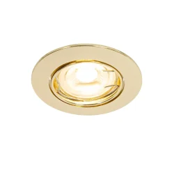 Spot encastré moderne en laiton orientable 35 mm - Edu