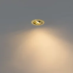 Spot encastré moderne en laiton orientable 35 mm - Edu