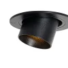 Spot encastré moderne noir orientable GU10 35 mm rond - Installa